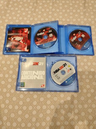 Pack 3 Juegos NBA PS4: 2K16, 2K17, 2K21
