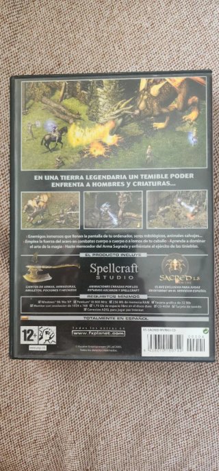 Sacred PC Completo con mapa original