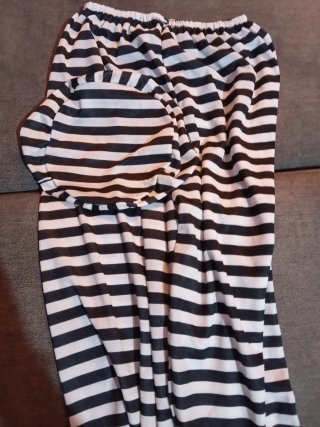 Disfraz Preso Mimo 4-6 años pantalón camisa gorro