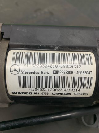 COMPRESOR SUSPENSION NEUMATICA MERCEDES BENZ.