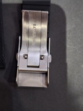 Correa Caucho Longines Hydroconquest 21mm Negra