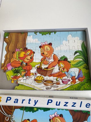 Conjunto 2 Puzzles 60 Peças Ursos