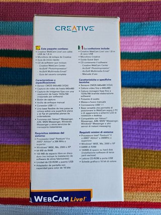 Webcam Creative Live! 1024x768