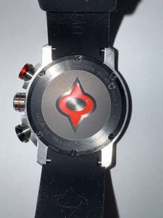 Reloj LIV Suizo GX1 Dual Lume Negro/Plata