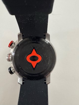 Reloj LIV Suizo GX1 Dual Lume Negro/Plata