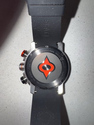 Reloj LIV Suizo GX1 Dual Lume Negro/Plata