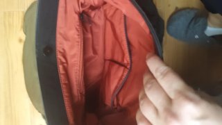 Mochila Hombre Negra/Verde Militar
