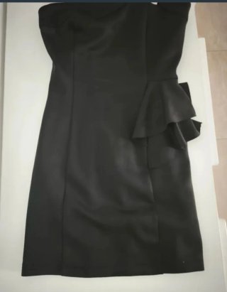 Vestido negro corto de fiesta