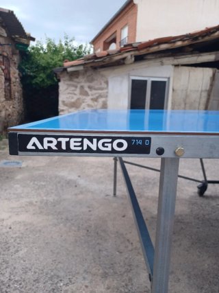 MESA PING PONG Exterior Plegable Azul
