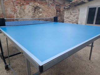 MESA PING PONG Exterior Plegable Azul