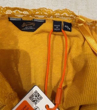 Top tirantes finos amarillo Superdry XS/S
