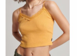 Top tirantes finos amarillo Superdry XS/S
