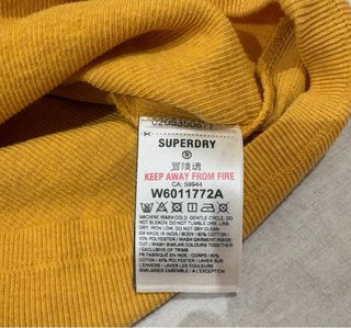 Top tirantes finos amarillo Superdry XS/S
