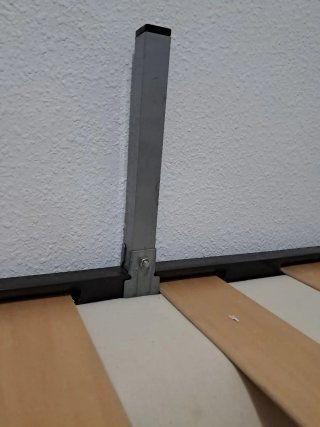 Somier 90x190 láminas y patas.