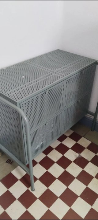 Mueble Nikkeby Ikea 4 cajones verde