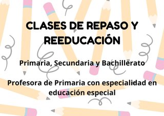 Clases de repaso y reeducación