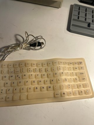 Teclado flexible IBM vintage