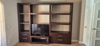 Mueble de comedor modular marrón