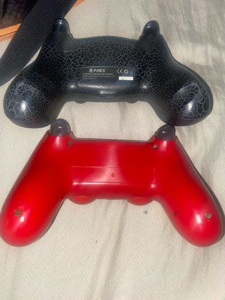 Mando PS4 (PlayStation 4) Rojo Crackle