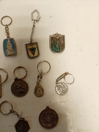10 Llaveros Antiguos Colección