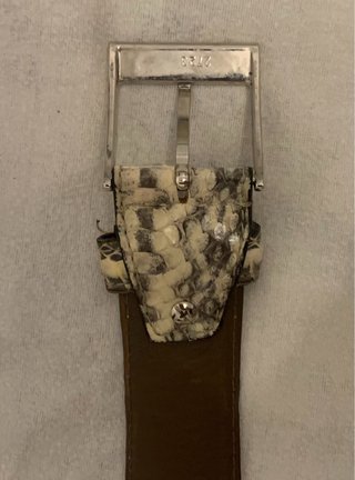 Cintura Uomo Vera Pelle Pitone