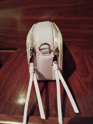 Bolso bandolera rosa palo