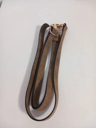 Bolso con asas marrón claro mediano