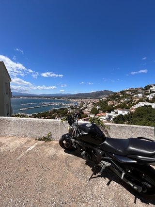 Yamaha FZ6 Naked Negra