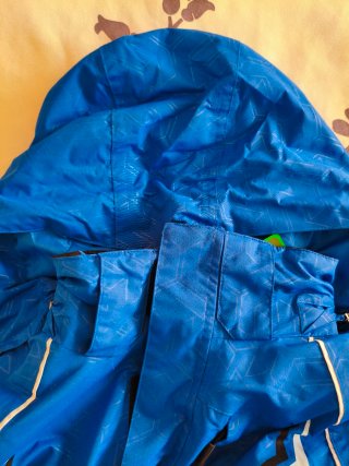 Chaqueta de nieve azul
