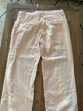 Pantalón H&M Lino Rosa