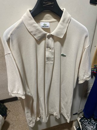 Polo Lacoste Beige Talla L
