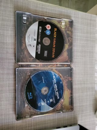 Black Hawk Down Steelbook UHD y Blu-ray