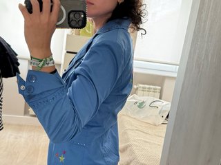 Americana Rosalita McGee Azul Talla M