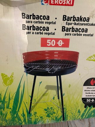 Barbacoa Eroski sin abrir