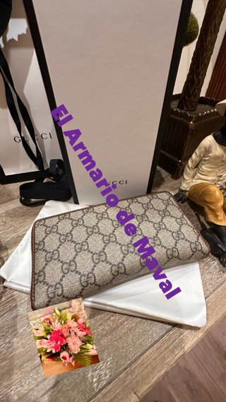 Cartera Gucci Beige y Marrón