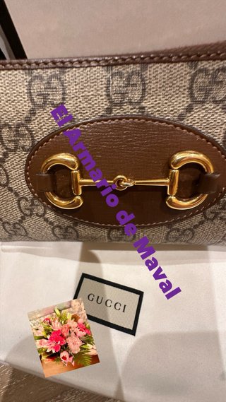 Cartera Gucci Beige y Marrón