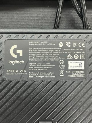 Logitech G413 Teclado Gaming Mecánico#006298