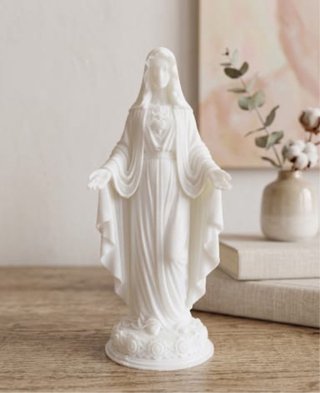 Figura Virgen María decorativa