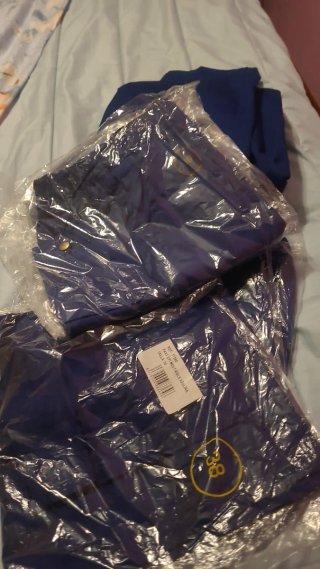 Pantalón de trabajo multibolsillos azul