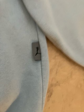 Sudadera Puma Azul Claro con Cremallera