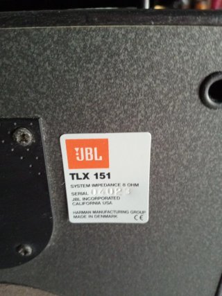 Pareja Altavoces JBL TLX151 Negros