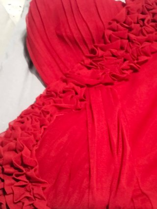 Vestido rojo largo