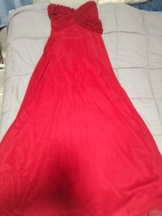 Vestido rojo largo