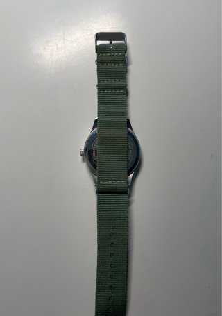 Reloj Alvaro Moreno Verde y Plateado