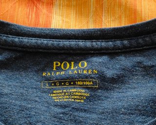 Polo Ralph Lauren Camiseta Azul Jaspeado Talla L