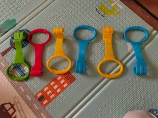 Agarradores para parque cuna (5 unidades)