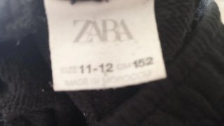 Chándal negro Zara Niña