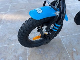 Bicicleta infantil azul 12 pulgadas