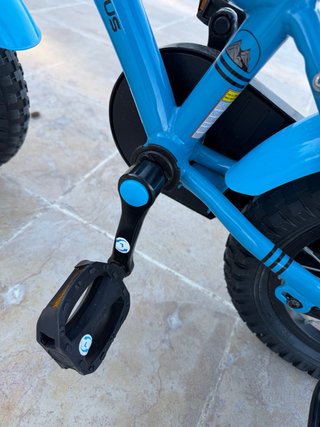 Bicicleta infantil azul 12 pulgadas