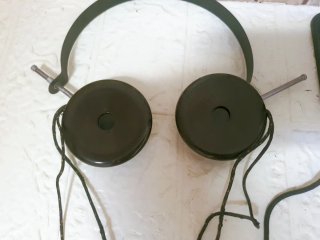 Auriculares Radio antigua galena cristal válvulas